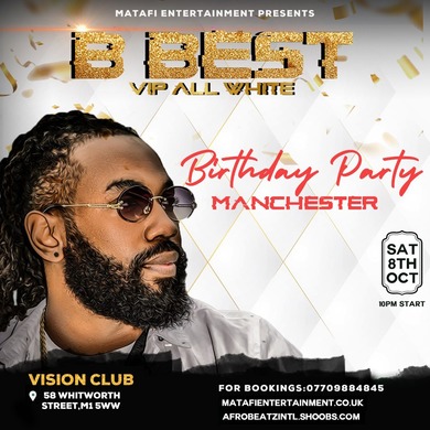 B Best VIP All White Birthday Party Manchester 