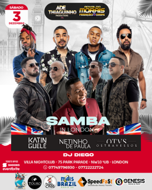 Netinho de Paula, Katinguelê, Os Travessos ao vivo em Londres