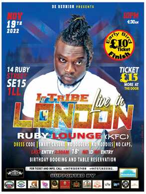 Ruby Lounge - Hosts  I-Tribe live performance
