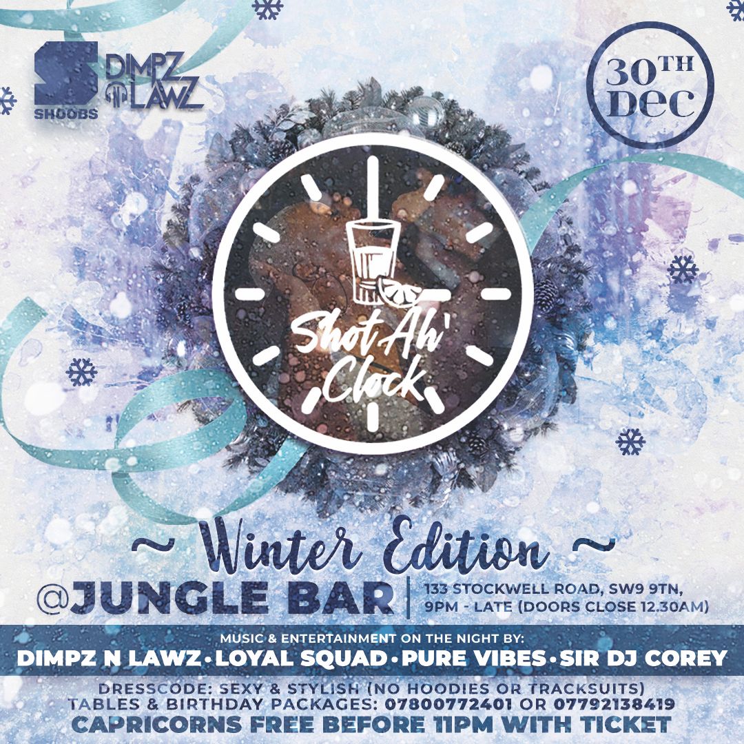 SHOT AH CLOCK WINTER EDITION 
