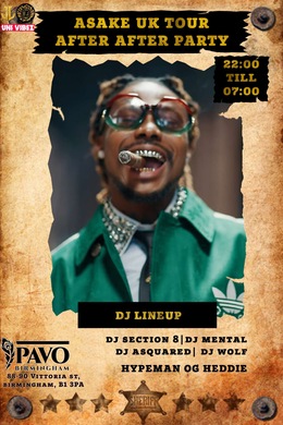 ASAKE CONCERT AFTER AFTER PARTY