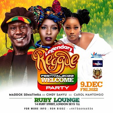 Ruby Lounge - Legendary Reggae Welcome Party