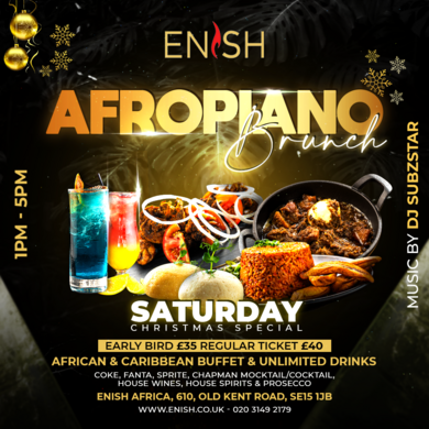 Enish Afropiano Brunch Saturday