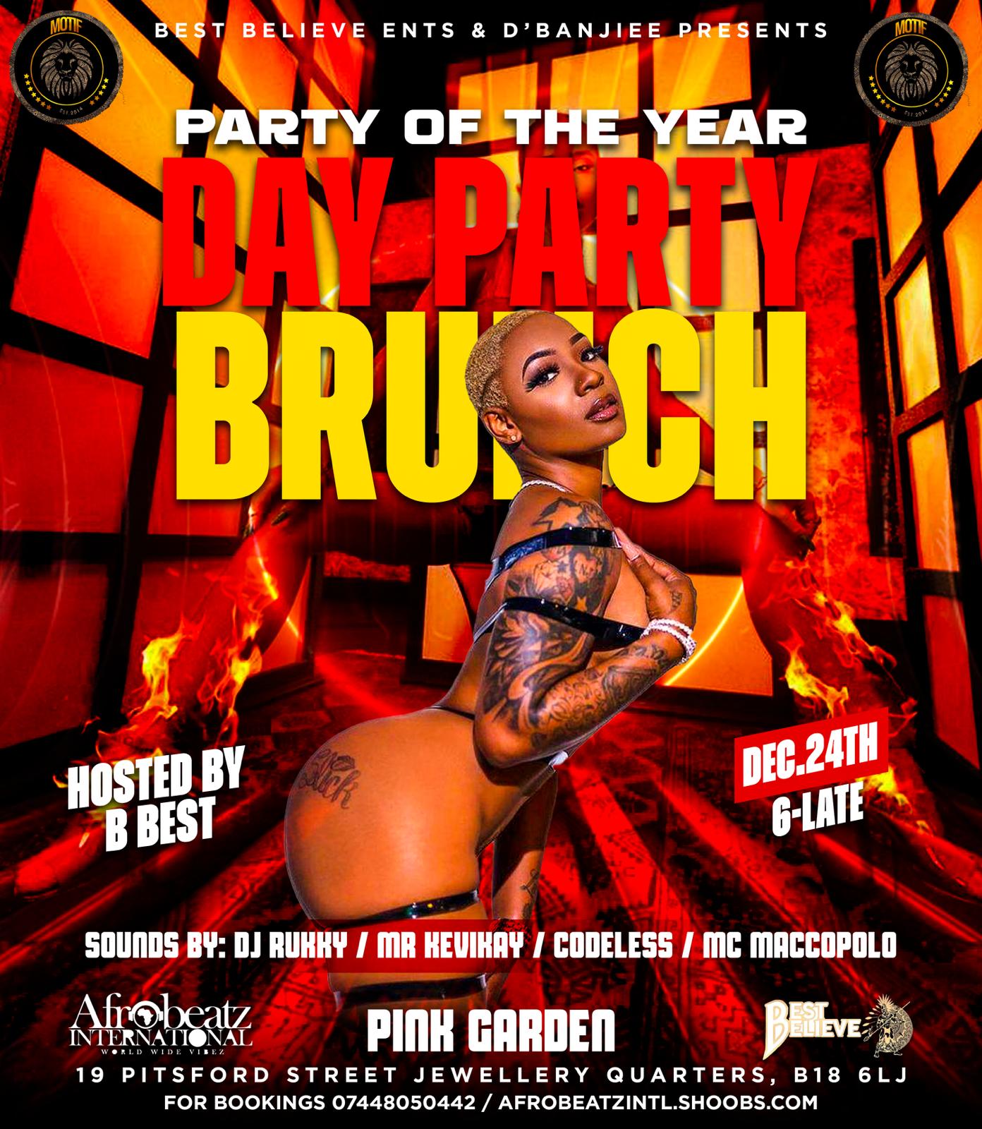 Party Of The Year #AfrobeatzBrunch Day Party Birmingham 