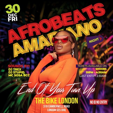 Amapiano X Afrobeats end of the year party 