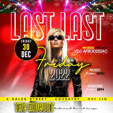 Last Last Friday ~ Disturbing Cov