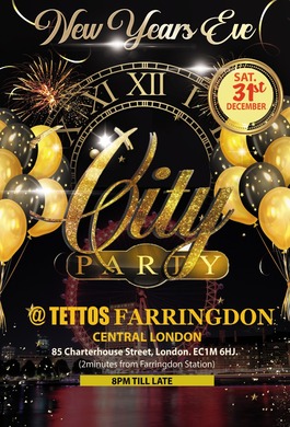 New Years Eve party @ Tettos Farringdon. Central London. kb