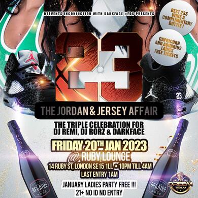 Ruby Lounge - The Jordan & Jersey Affair