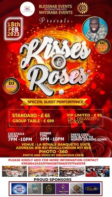 KISSES & ROSES Valentine's Dinner Dance  