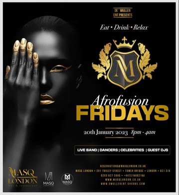 Afrofusion  fridays @Masq