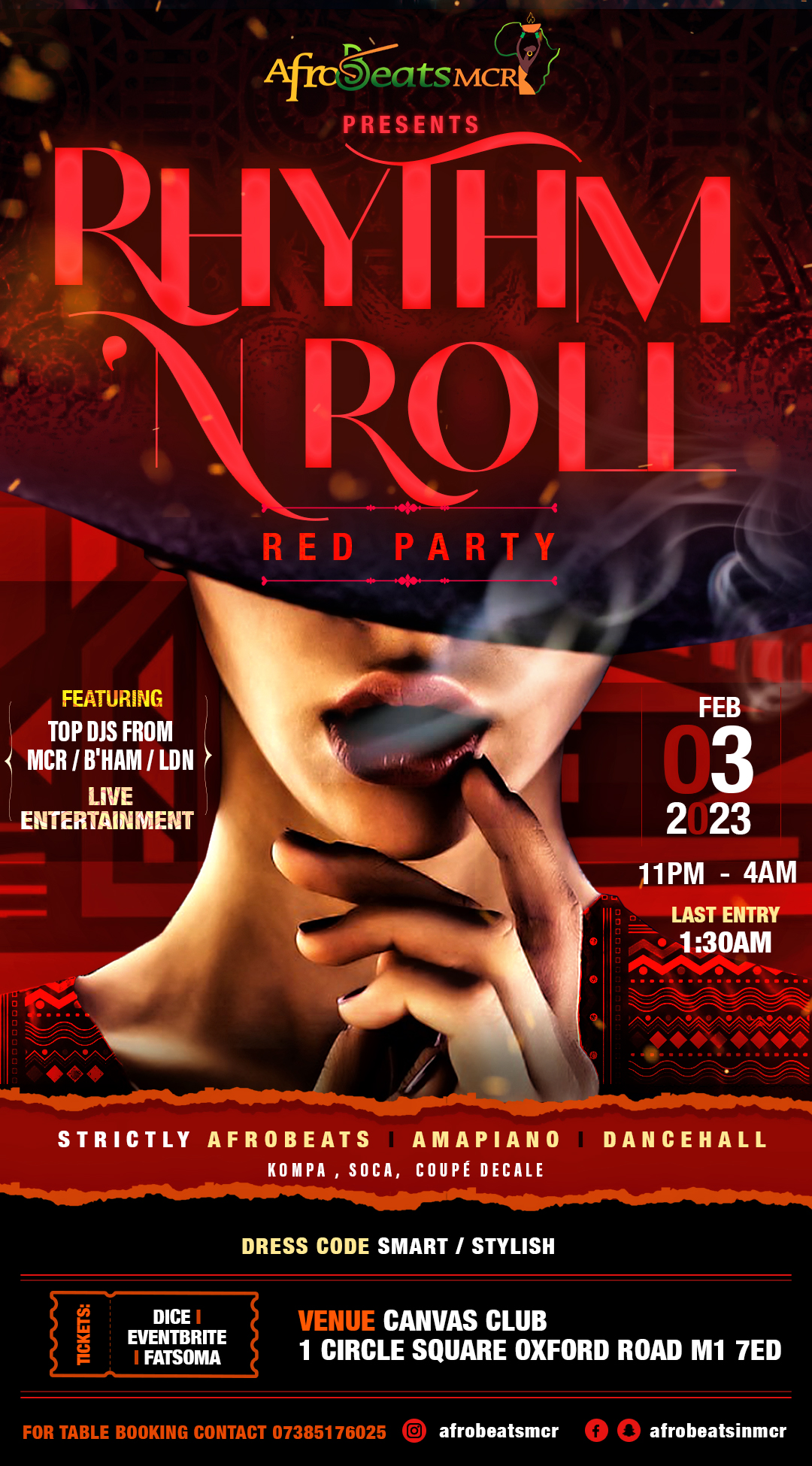 Rhythm 'n Roll RED PARTY