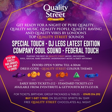 Quality Street Music Night at Bojangles in Chingford