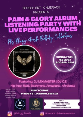 Ruby Lounge - Plain And Glory Album Party