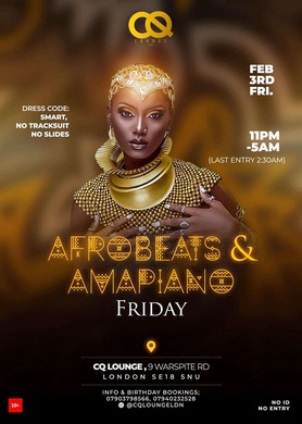AFROBEATS x AMAPIANO FRIDAY FEB 3RD