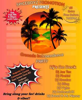 Grenada Independence Celebration Party 🔊🔥🎶💃🕺