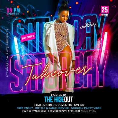 SATURDAY TAKEOVER ~ Disturbing Cov