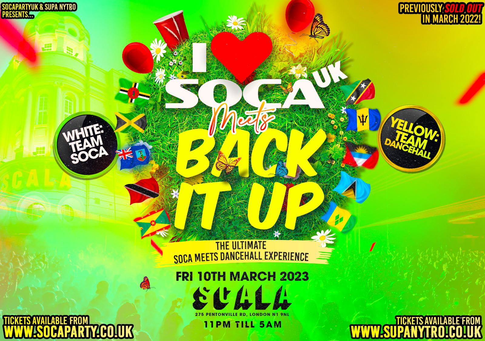 I Love Soca meets Back It Up - celebrating Supa Nytro's B'day