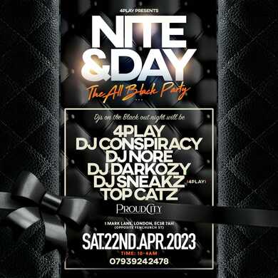 NITE&DAY  ♣️ (All black party) ♠️.   