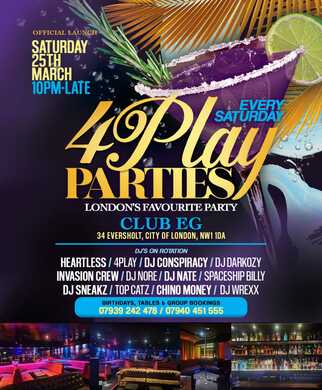 ▀▀ 4PLAY PARTIES ▀▀   VIP Party  2
