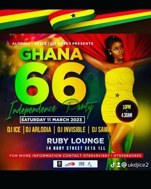 Ruby Lounge - Ghana 66th Independence Party
