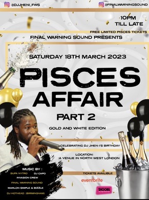 PISCES AFFAIR PART 2 GOLD AND WHITE 