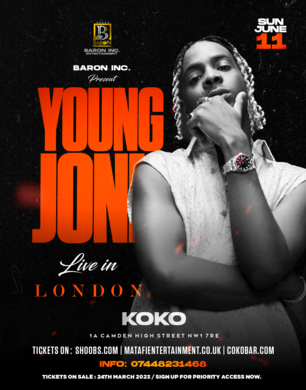 YOUNG JONN Live in London