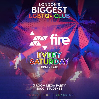 Saturday LGBTQIA+ Rave @ Fire Vauxhall // 22nd April