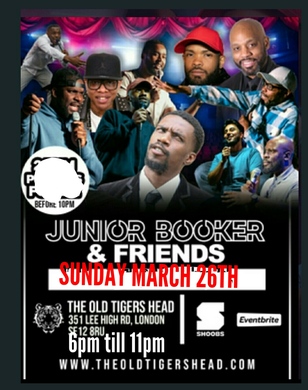 Junior Booker and Friends  Sunday March 26th