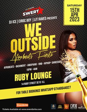 Ruby Lounge - We Are Outside Afrobeats Fiesta
