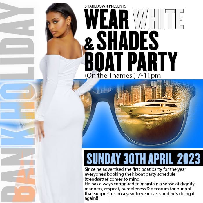 TC FORDS SHADES & WHITE BOAT PARTY