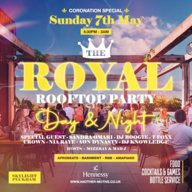 ☆ Royal Rooftop Day & Night Party - Bank Hols Wknd ☆