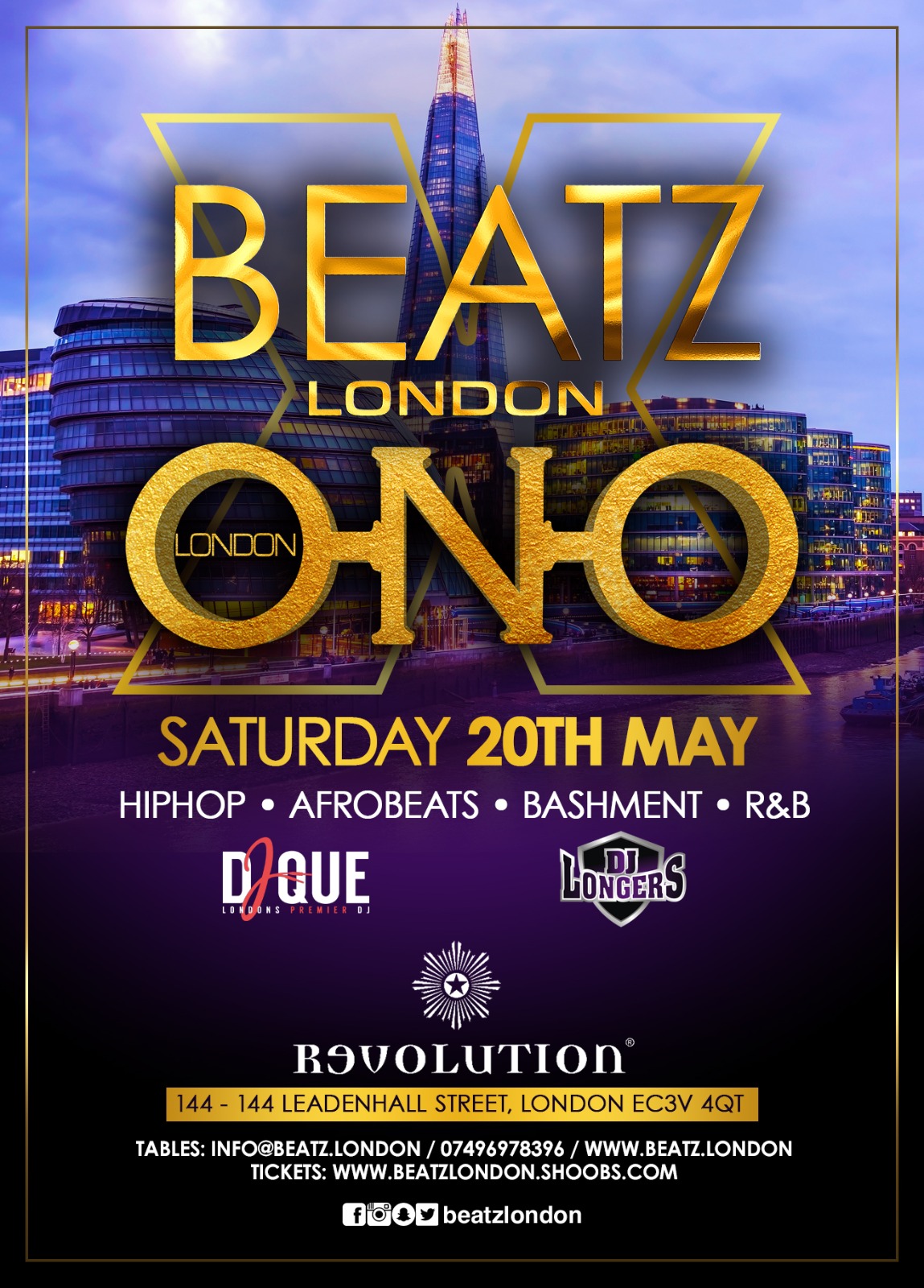 BEATZ LONDON x ONO LONDON 