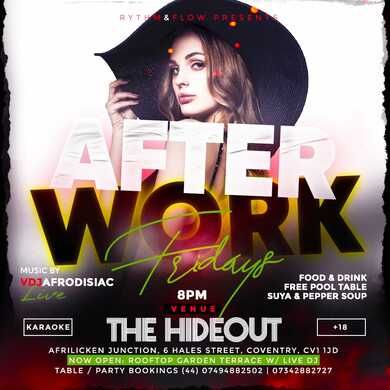 Fridays After Work ~ Disturbing Cov