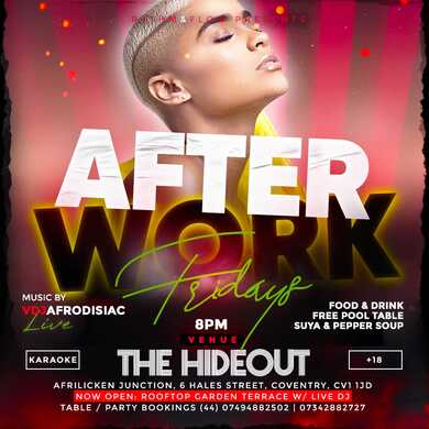 Fridays After Work ~ Disturbing Cov