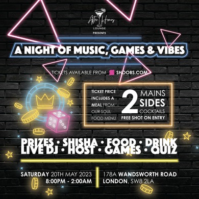 After Hours Lounge Presents... A Night of Music, Games & Vibes 
