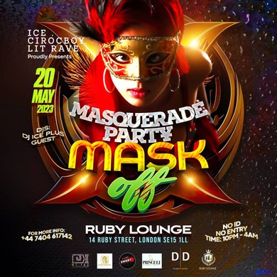 Ruby Lounge - Masquerade Party