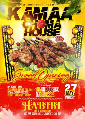 KAMAA'S CHOMA HOUSE ~ LAUNCH PARTY