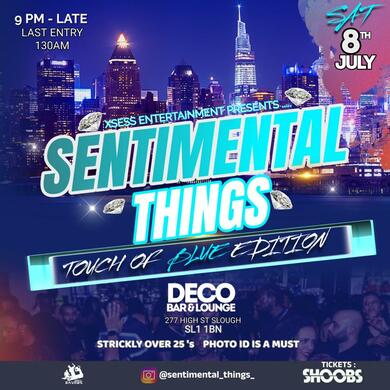 SENTIMENTAL THINGS (Summer Party) *Touch of Blue Edition* 