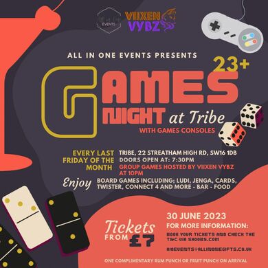 Games Night:  At Tribe