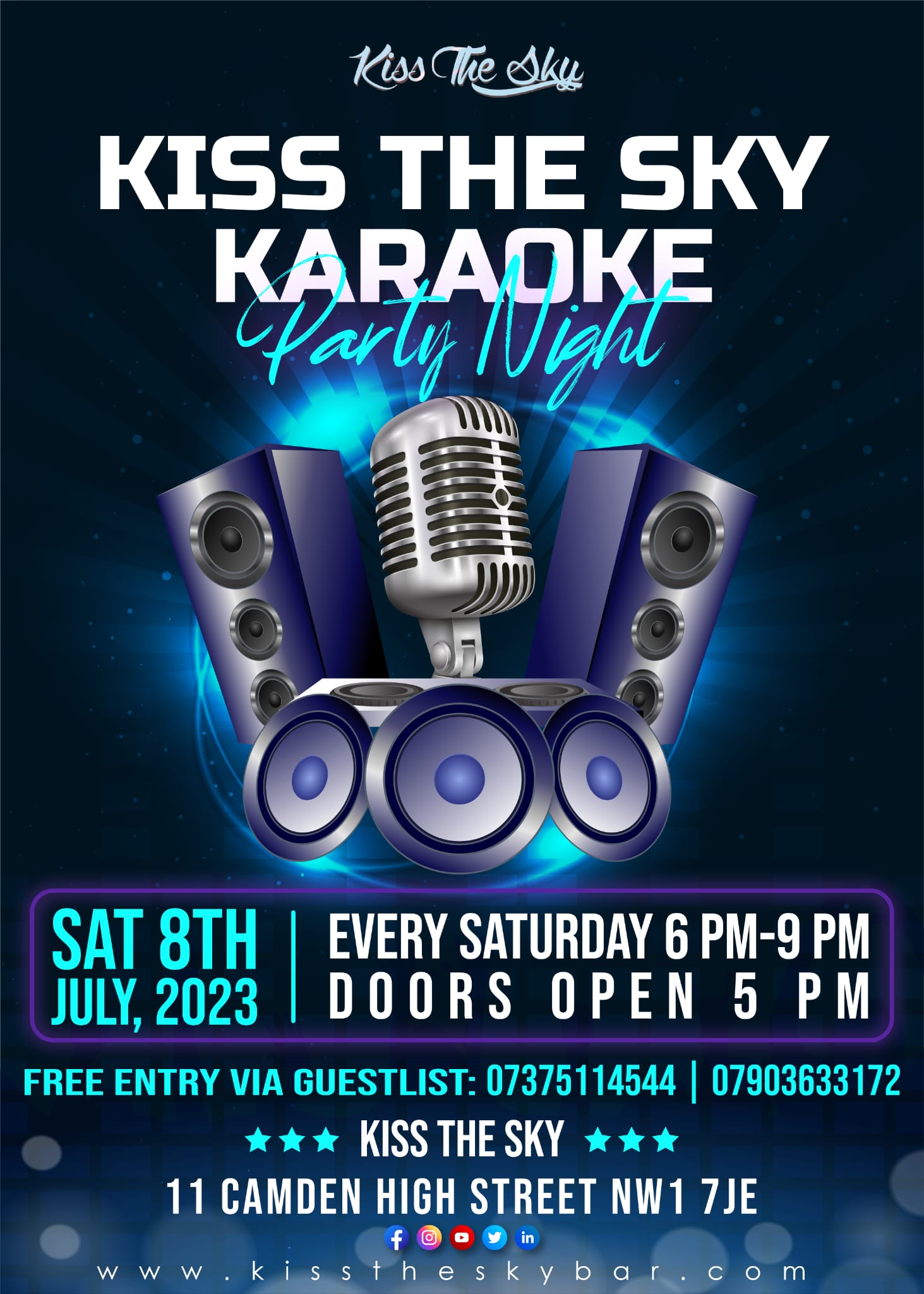 Kiss the Sky Karaoke Party