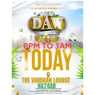 DREAMS ALL WHITE D.A.W 