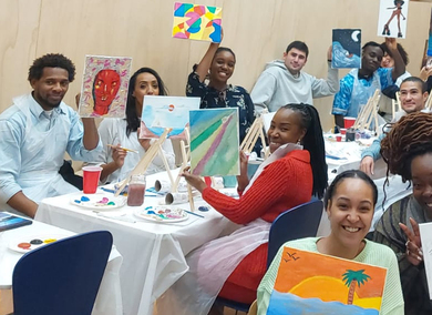 Sip & Paint - Canvas Painting inspired by Black Art - DRINKS INCLUDED!