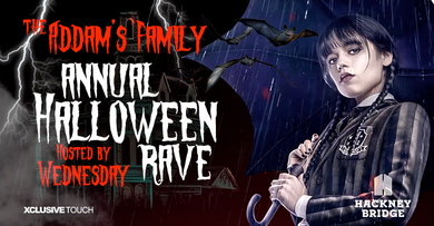 The Addams Family Annual Halloween Rave hosted by Wednesday
