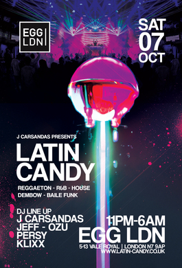 Latin Candy: Reggaeton, HipHop, R&B @ EGG London