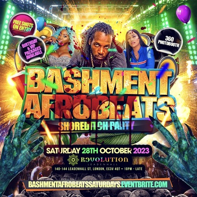 Bashment & Afrobeats Halloween Shoreditch Party