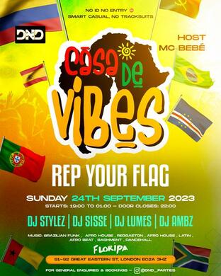 Casa De Vibes - Rep Your Flag