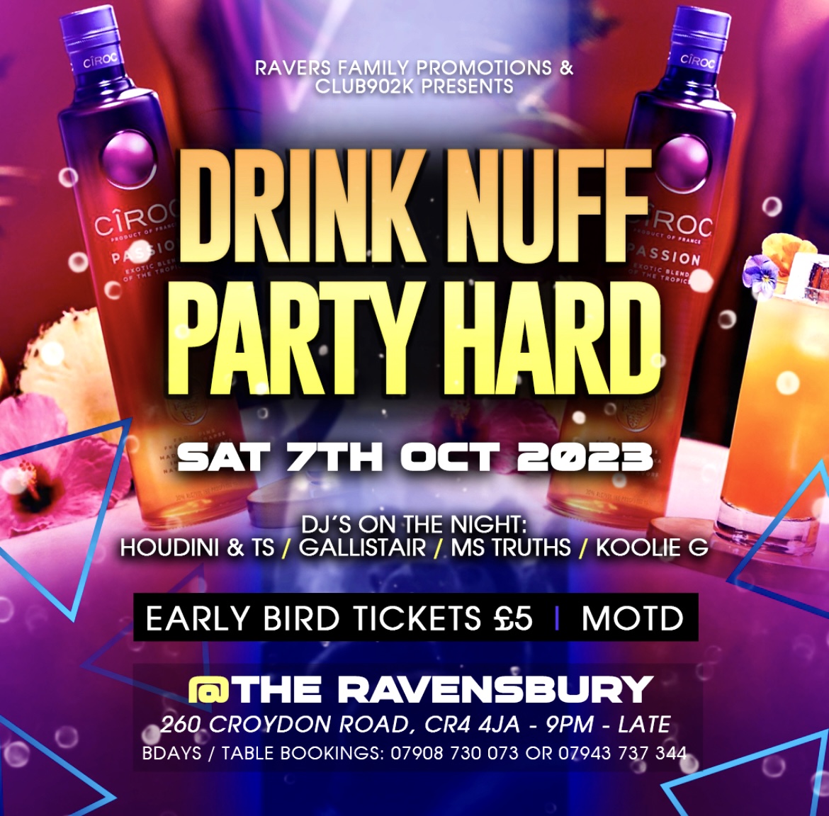 DRINK NUFF PARTY HARD