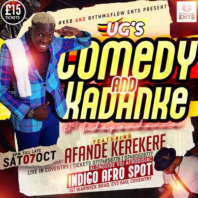 UGANDA INDEPENDENCE | COMEDY & VIBES :: Kerekere Live in Coventry