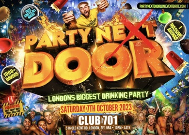 Party Next Door - London’s Biggest Drinking Party