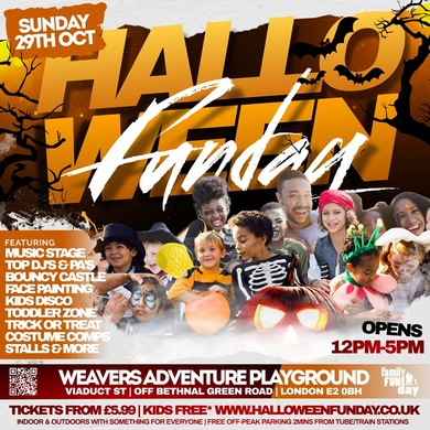 HALLOWEEN FUNDAY | Weavers Adventure Playground (Bethnal Green)